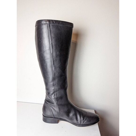 BANDOLINO Carlita Black Leather Riding Boot Size 8.5 - Picture 2 of 10